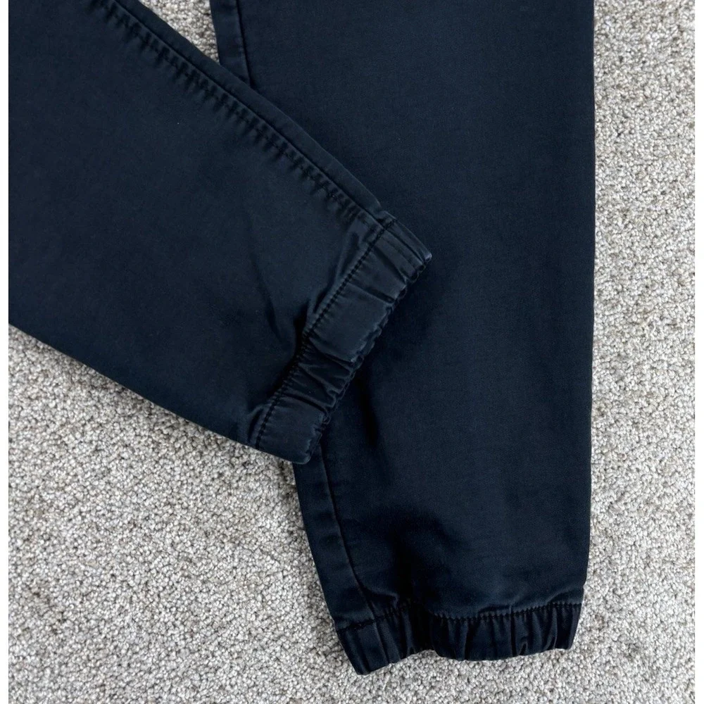 Banana Republic The Travel Jogger Men's M Tall 32x29 Black‎ Heavy Cotton Stretch